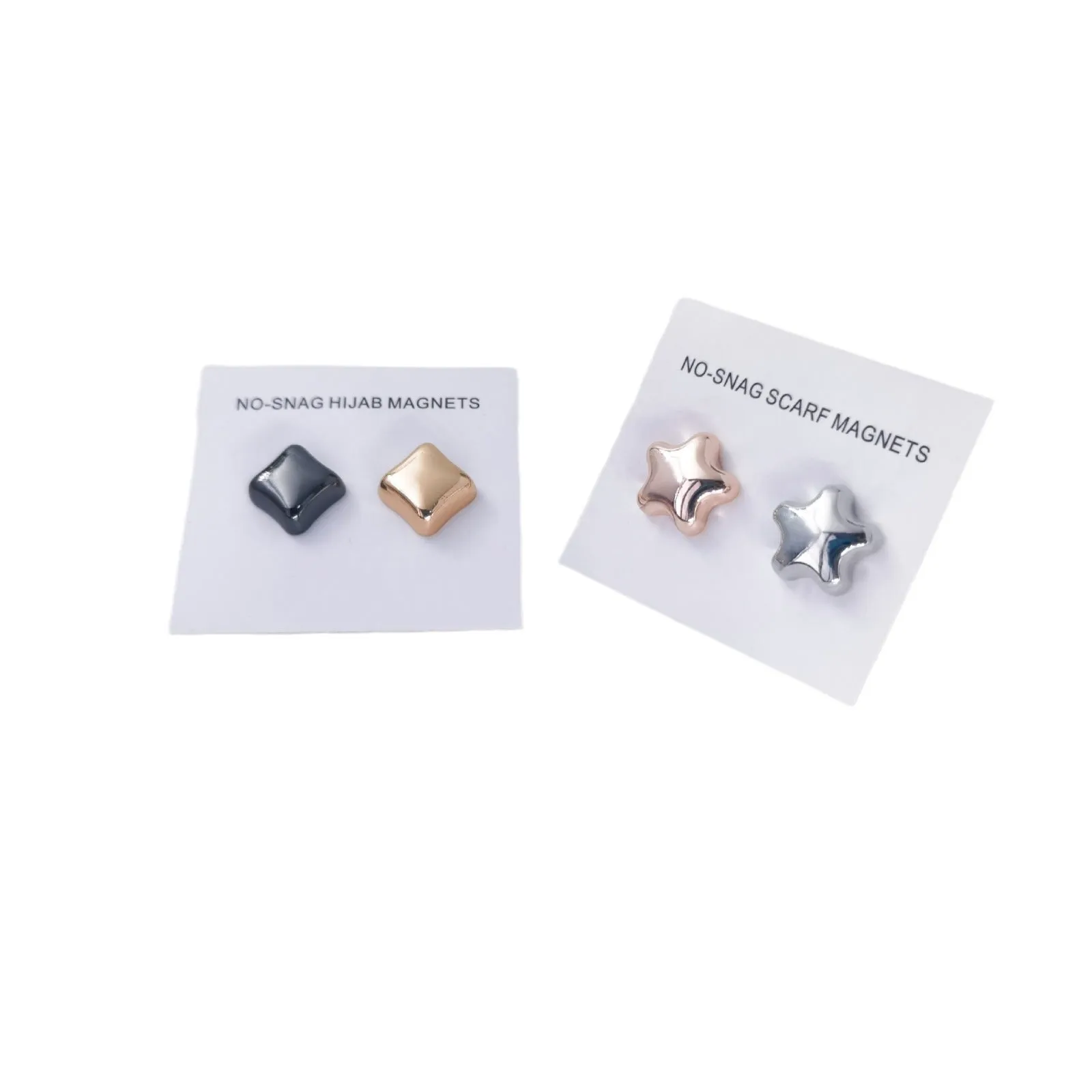 4 Pack Strong Magnetic Hijab Pins No-Snag Scarf Magnets