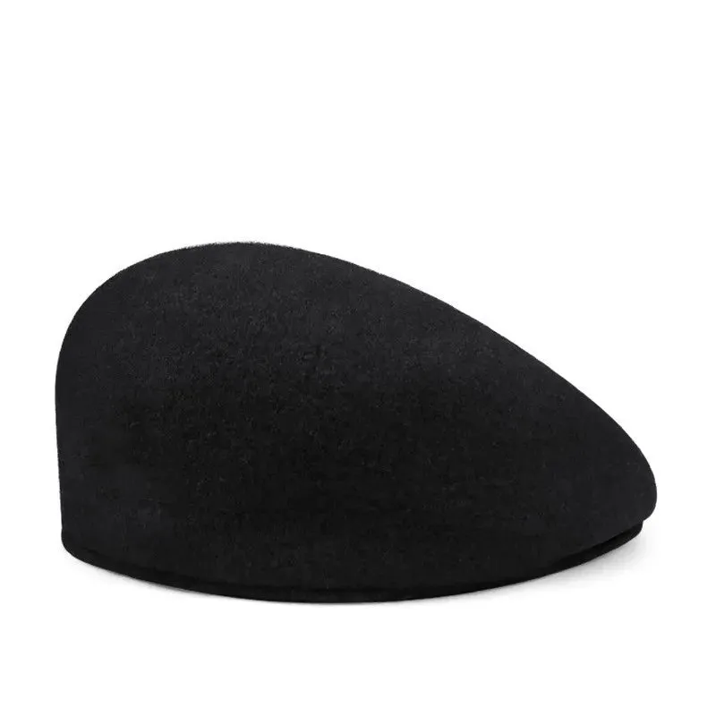 58-60cm Big Size Wool Beret Hat Women Men Summer Knitted Thin Breathable Mesh Berets Cap Autumn Winter Beanie Jackson Wang