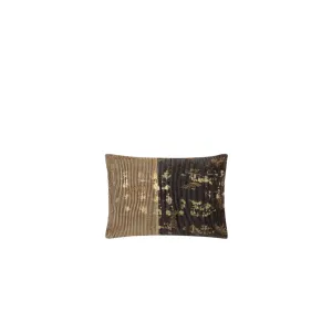 ADELE CHARCOAL GOLD VELVET PILLOW