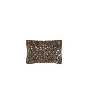 AIDA CHARCOAL VELVET PILLOW