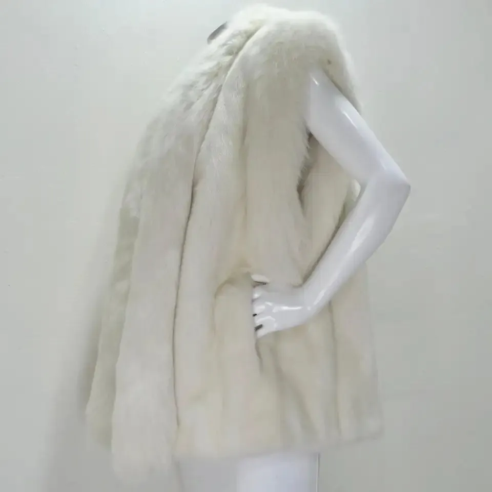 Alaska Fur Gallery White Fur Vest