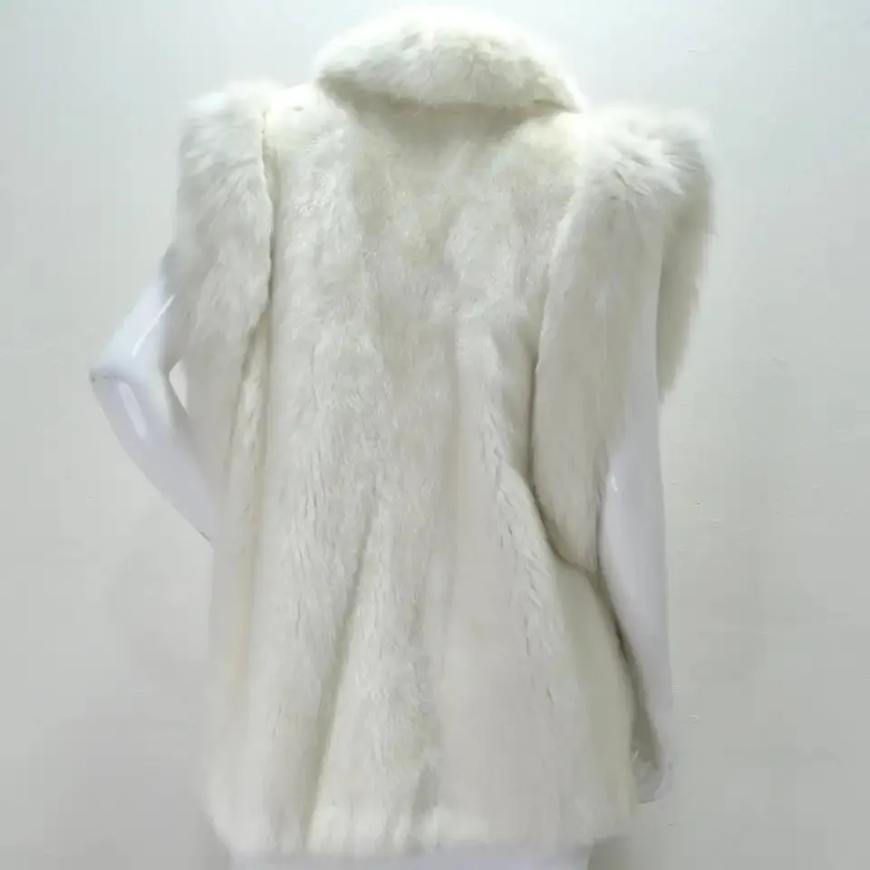 Alaska Fur Gallery White Fur Vest
