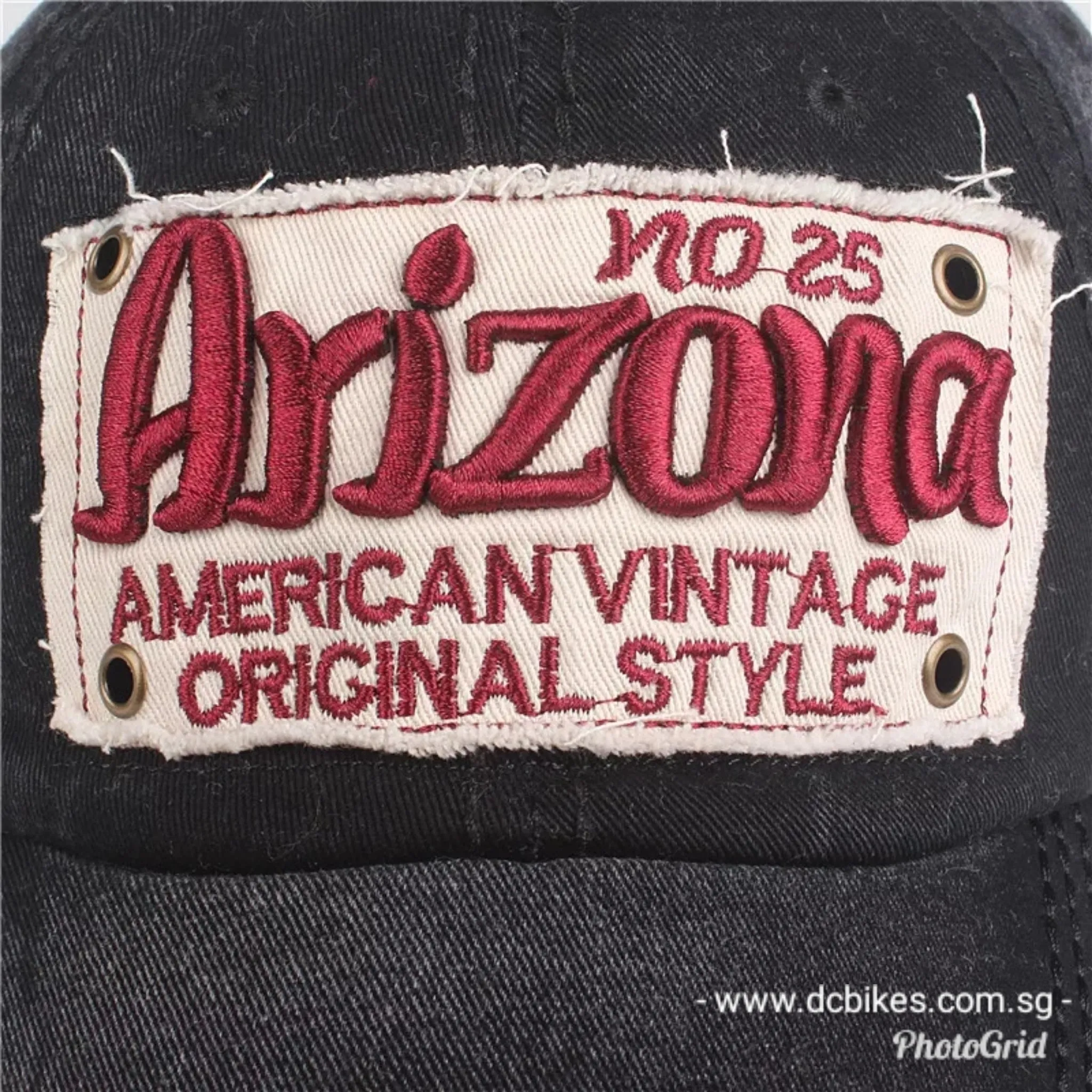 American Vintage Arizona Stone Wash MTB Rider Baseball Trucker Cap