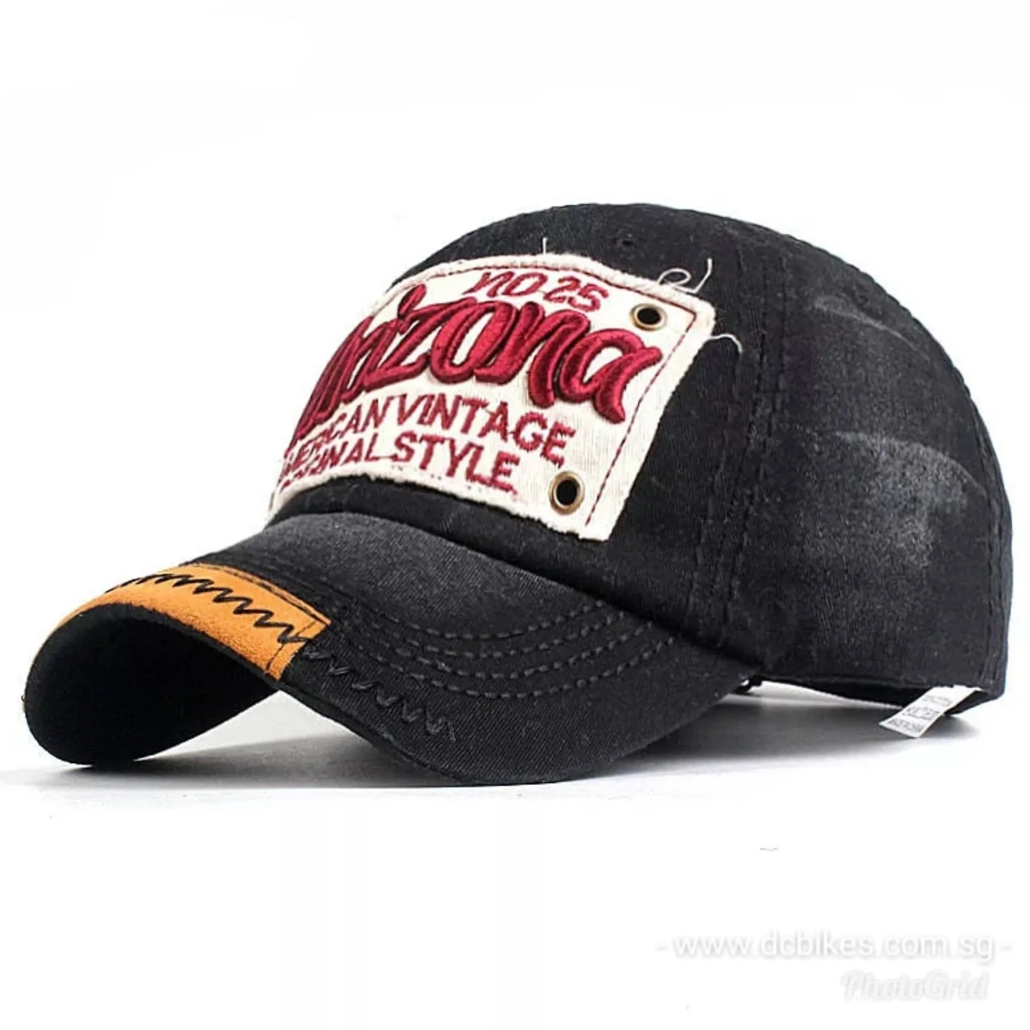 American Vintage Arizona Stone Wash MTB Rider Baseball Trucker Cap