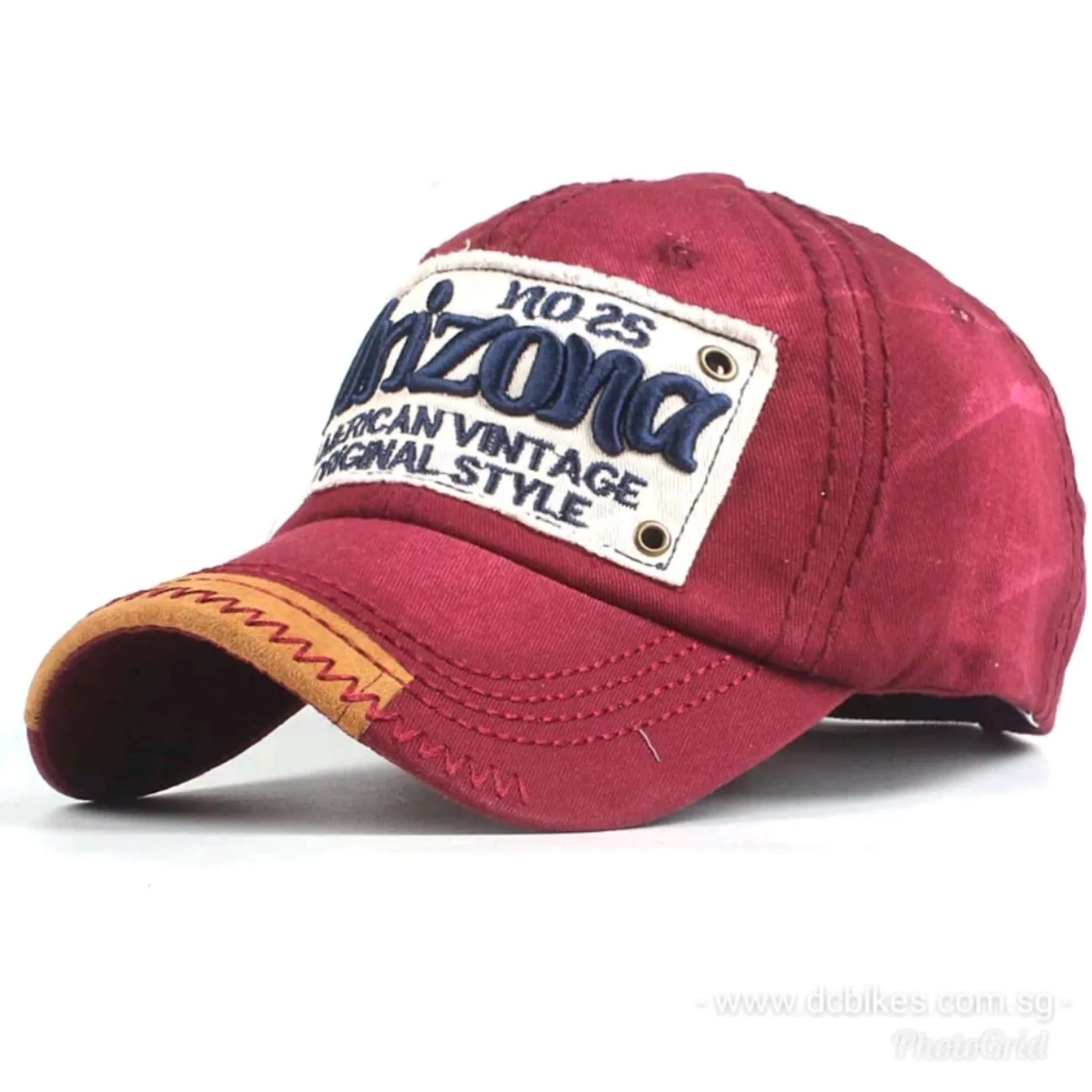 American Vintage Arizona Stone Wash MTB Rider Baseball Trucker Cap
