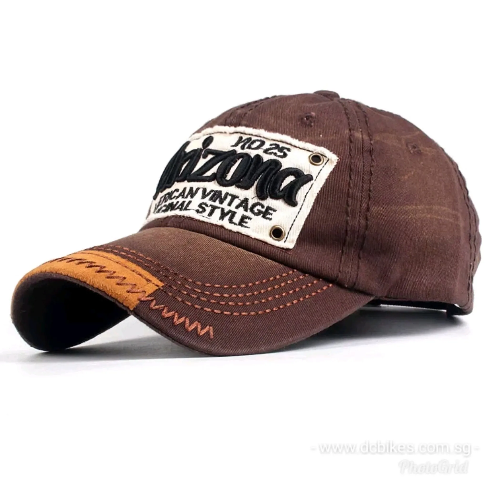 American Vintage Arizona Stone Wash MTB Rider Baseball Trucker Cap