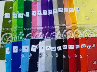 Bandana scarf pre-tied