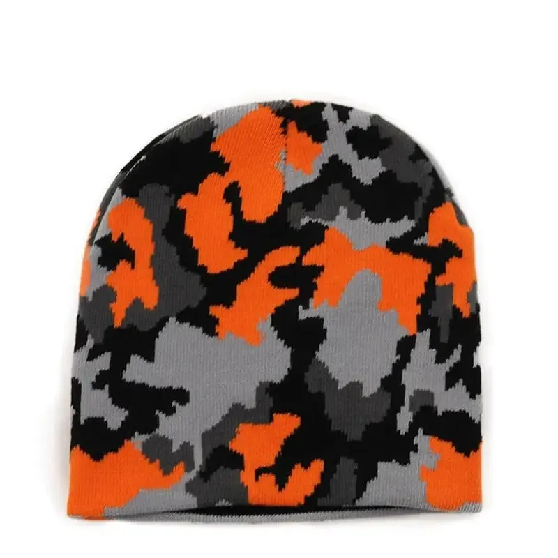 Bonnet fourré camouflage