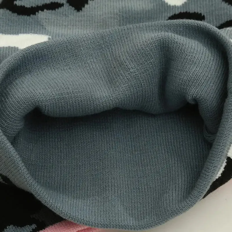 Bonnet fourré camouflage