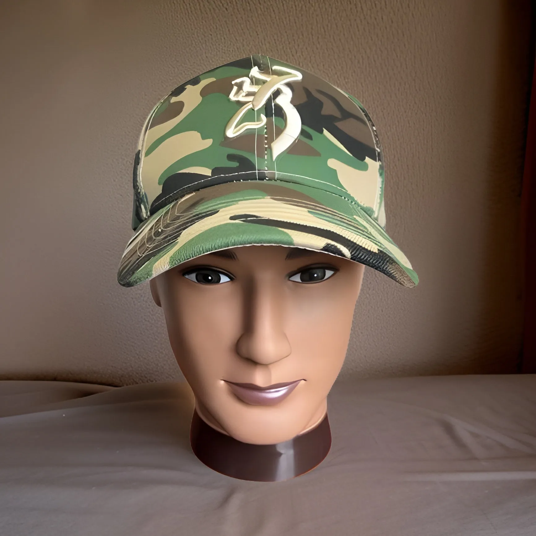 Browning Military Camouflaged Outdoor 3D Embroidered Baseball Cap