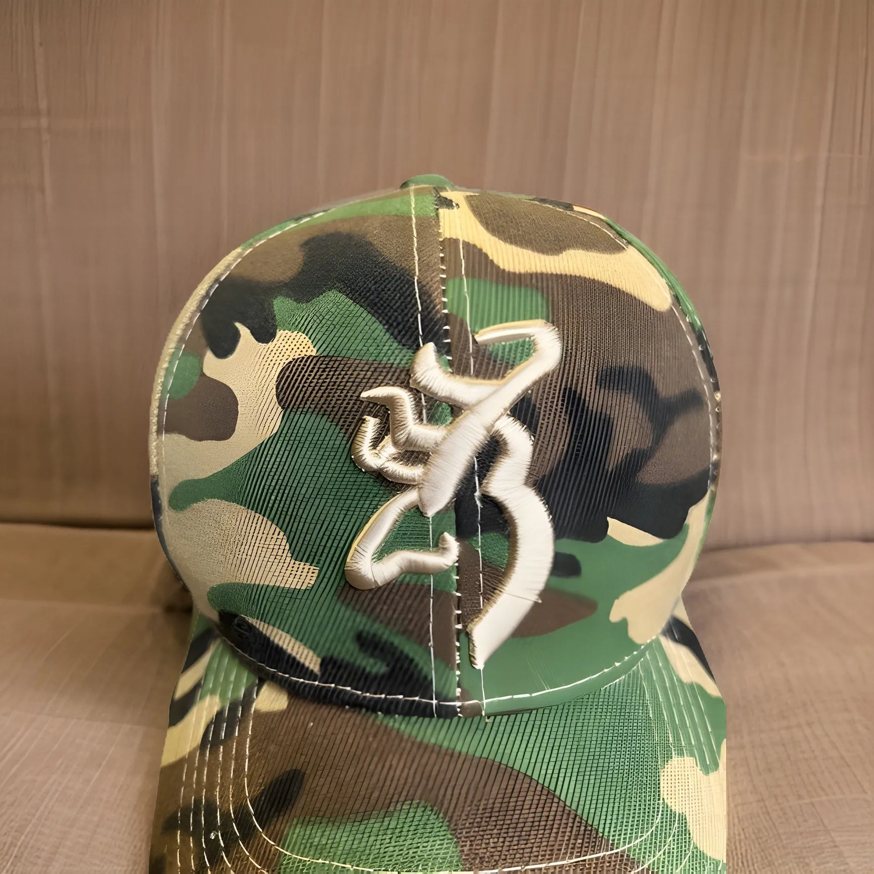 Browning Military Camouflaged Outdoor 3D Embroidered Baseball Cap