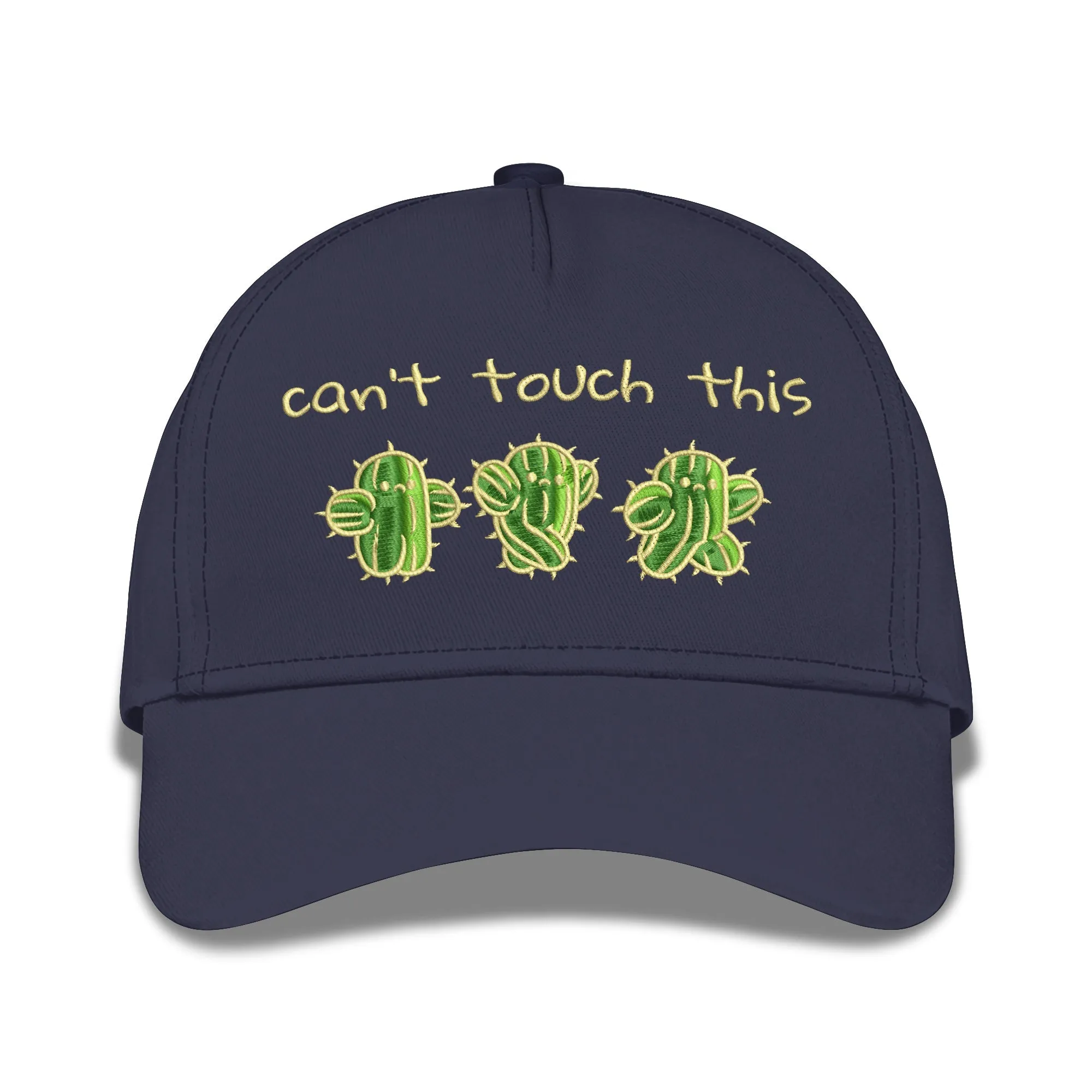 Can't Touch This Cactus Embroidered Baseball Caps