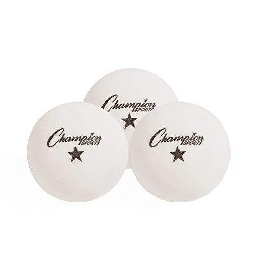 Champion Sports Anywhere Table Tennis: Ping Pong Paddles, Balls, and Portable Net & Post Set to Go Version