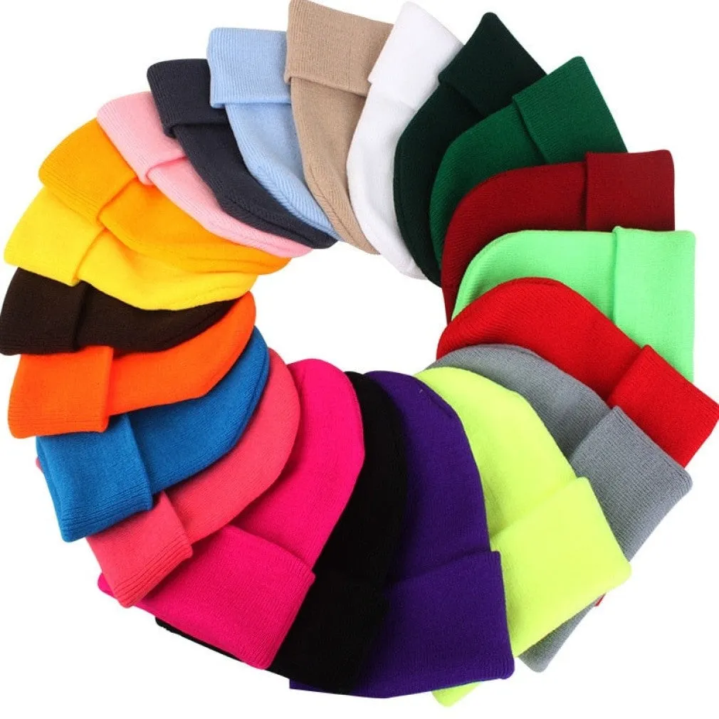 ContiNent 33 Winter Hats for Woman New Beanies Knitted Fluorescent Hat Girls Autumn Female Beanie Caps Warmer Bonnet Ladies Casual Cap