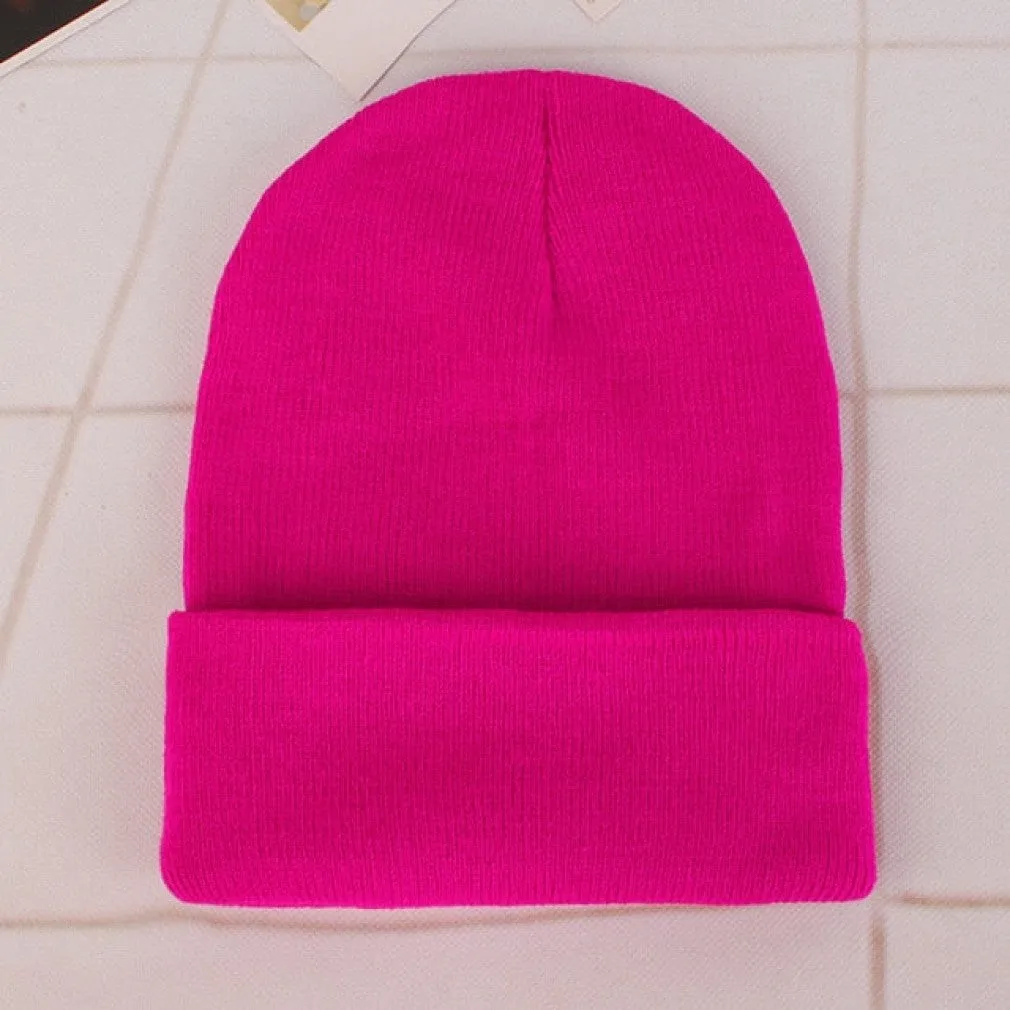 ContiNent 33 Winter Hats for Woman New Beanies Knitted Fluorescent Hat Girls Autumn Female Beanie Caps Warmer Bonnet Ladies Casual Cap