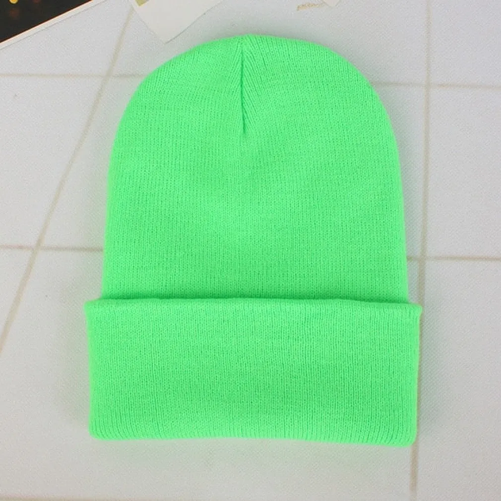 ContiNent 33 Winter Hats for Woman New Beanies Knitted Fluorescent Hat Girls Autumn Female Beanie Caps Warmer Bonnet Ladies Casual Cap