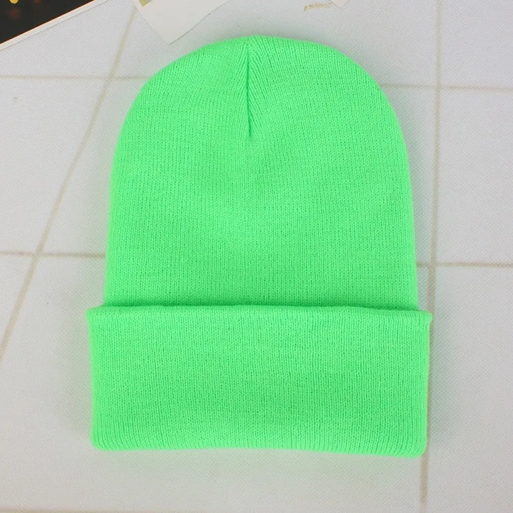 ContiNent 33 Winter Hats for Woman New Beanies Knitted Fluorescent Hat Girls Autumn Female Beanie Caps Warmer Bonnet Ladies Casual Cap