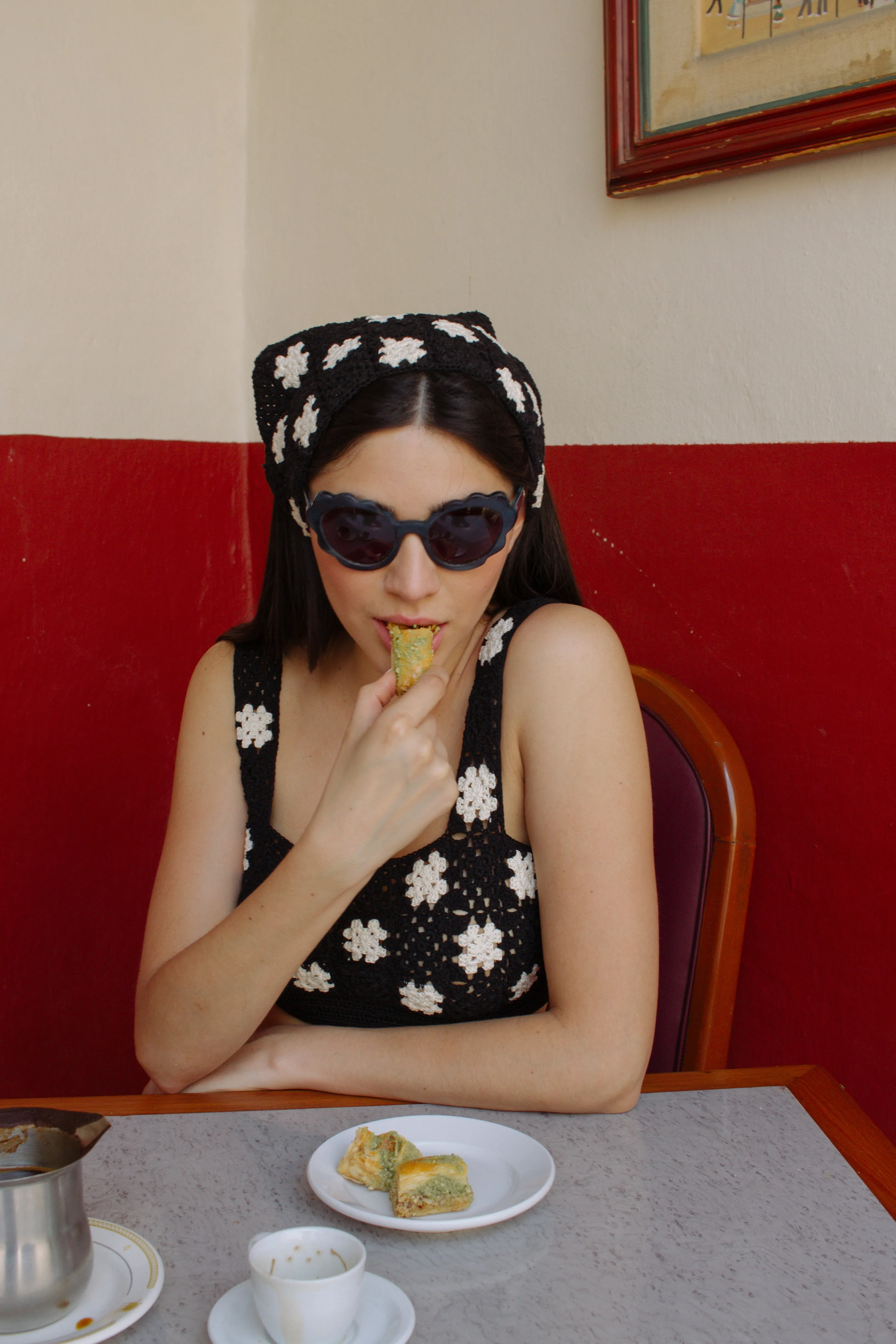Dair Headscarf in Checkers
