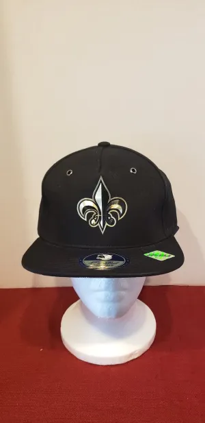 Fleur de lis Flat Snapback(Black) Caps