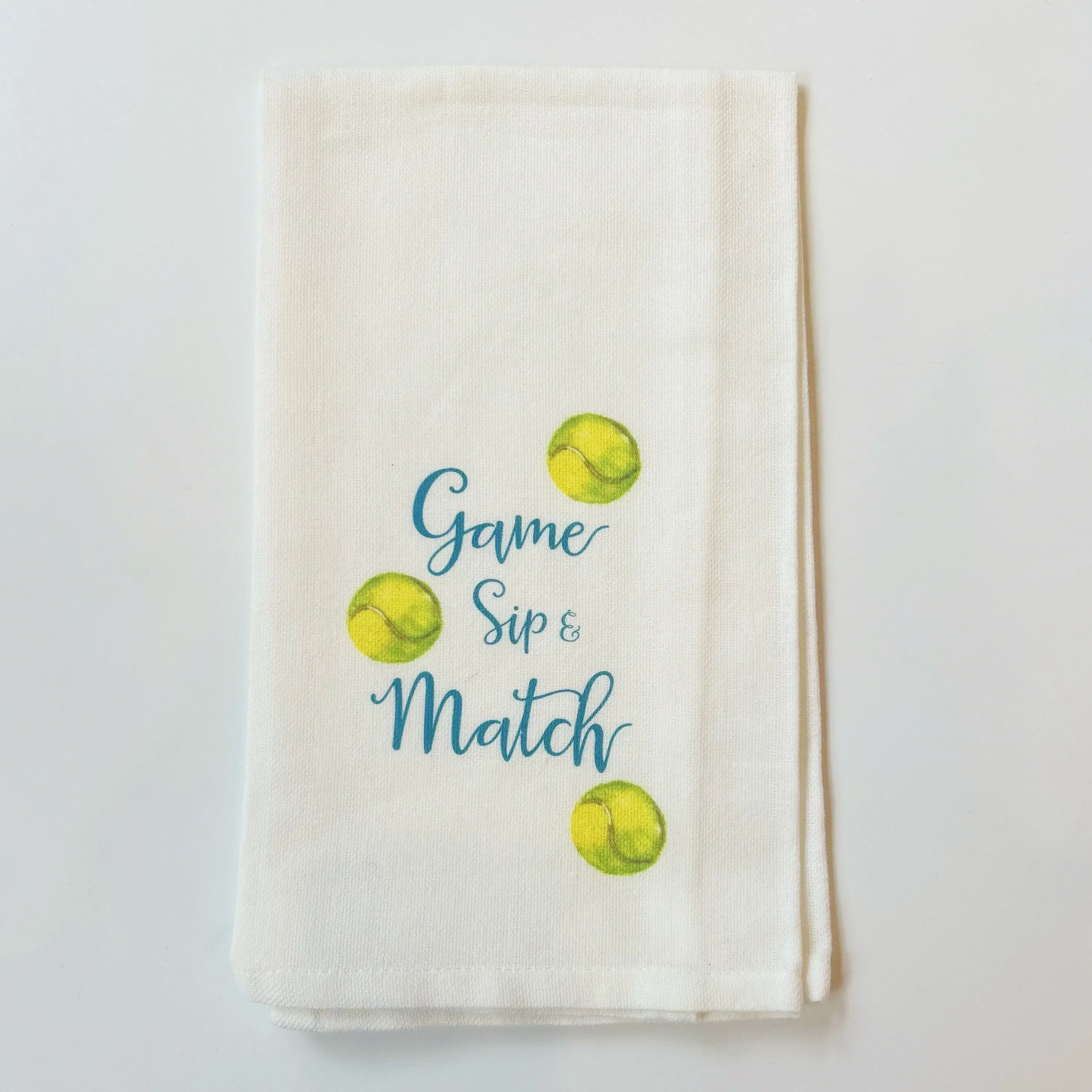 Game, Sip, Match Kitchen Towel