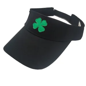 Golf Sports Visor Leather Clover Cotton Cap Hat for Running Tennis Soft Lightweight Adjustable Men Women