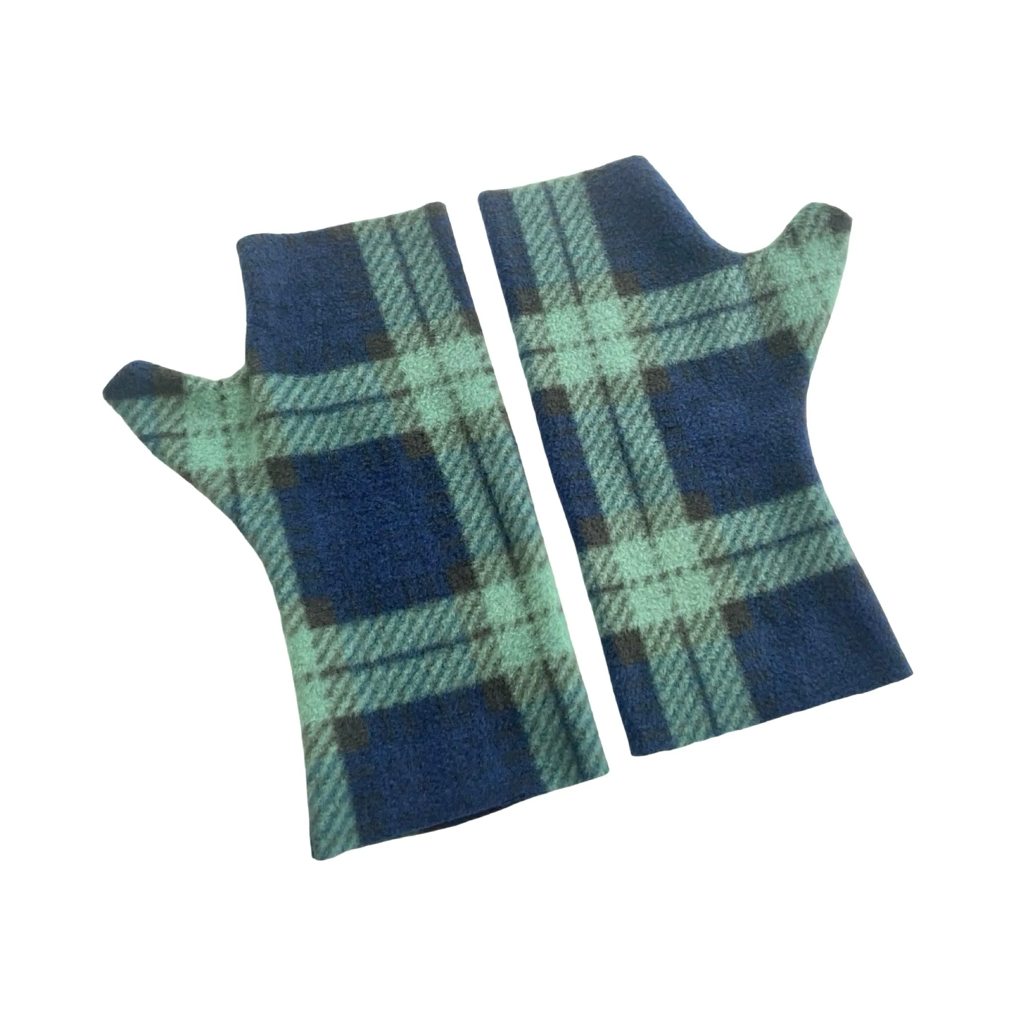 Handmade womens fleece wrist warmers