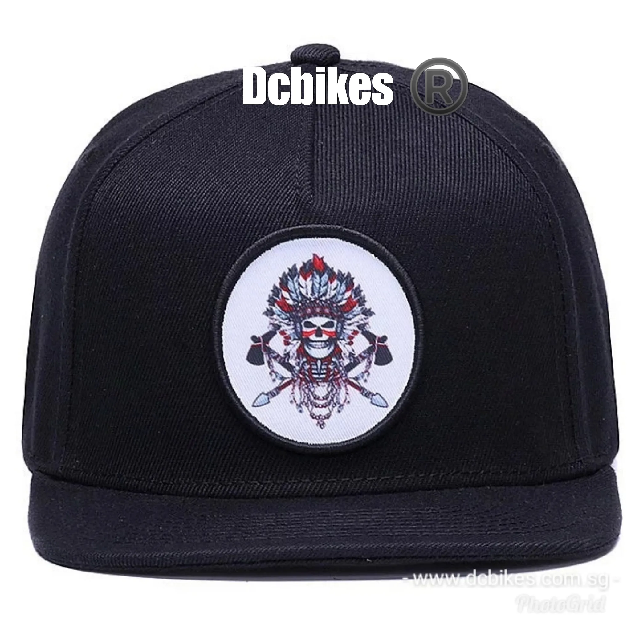 Indian Skeleton Chief Baseball Snapback Cap Hat