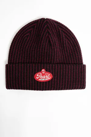 I.S.M. 'Pearl Lager' Burgundy Cashmere Beanie