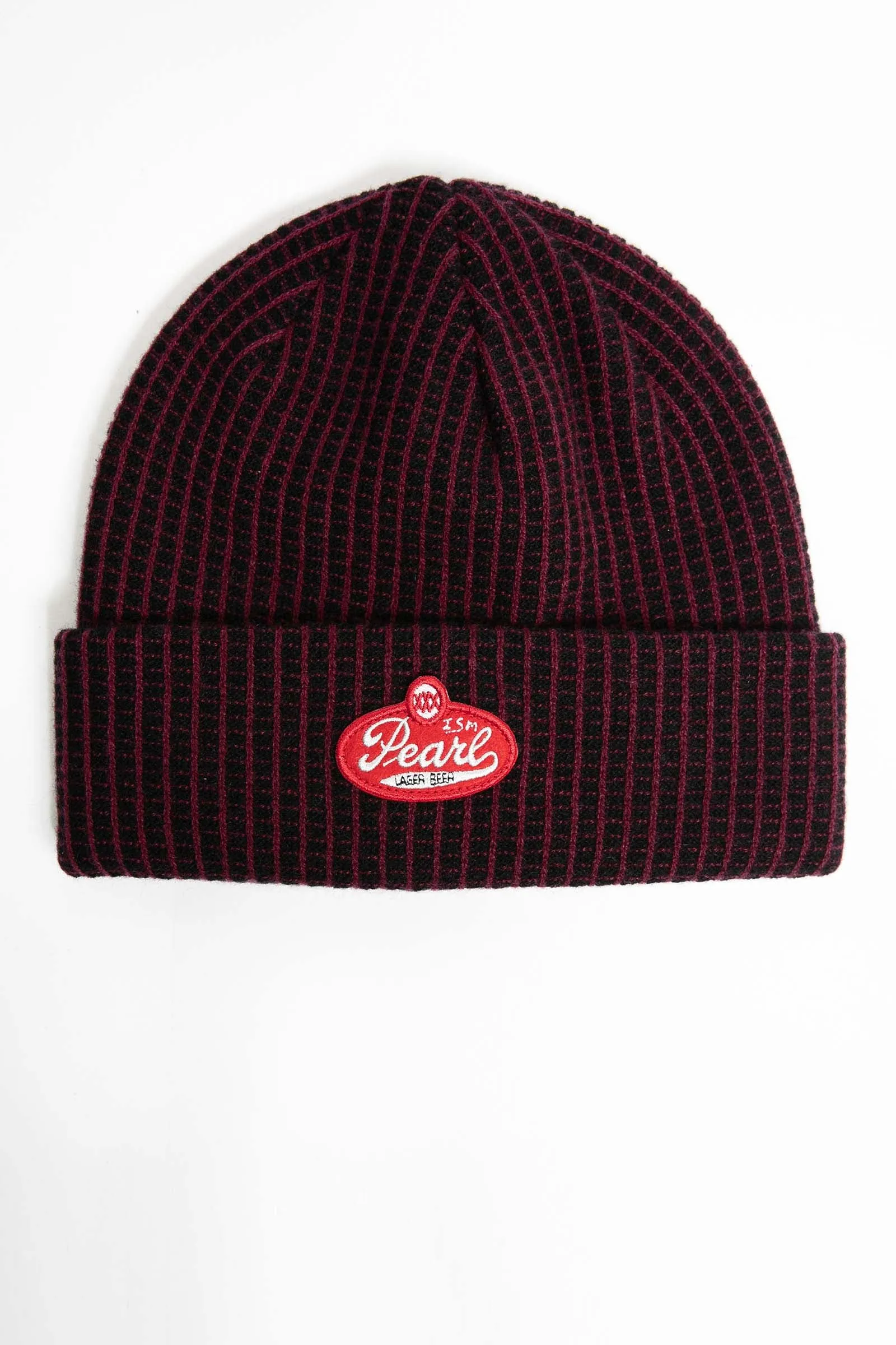I.S.M. 'Pearl Lager' Burgundy Cashmere Beanie
