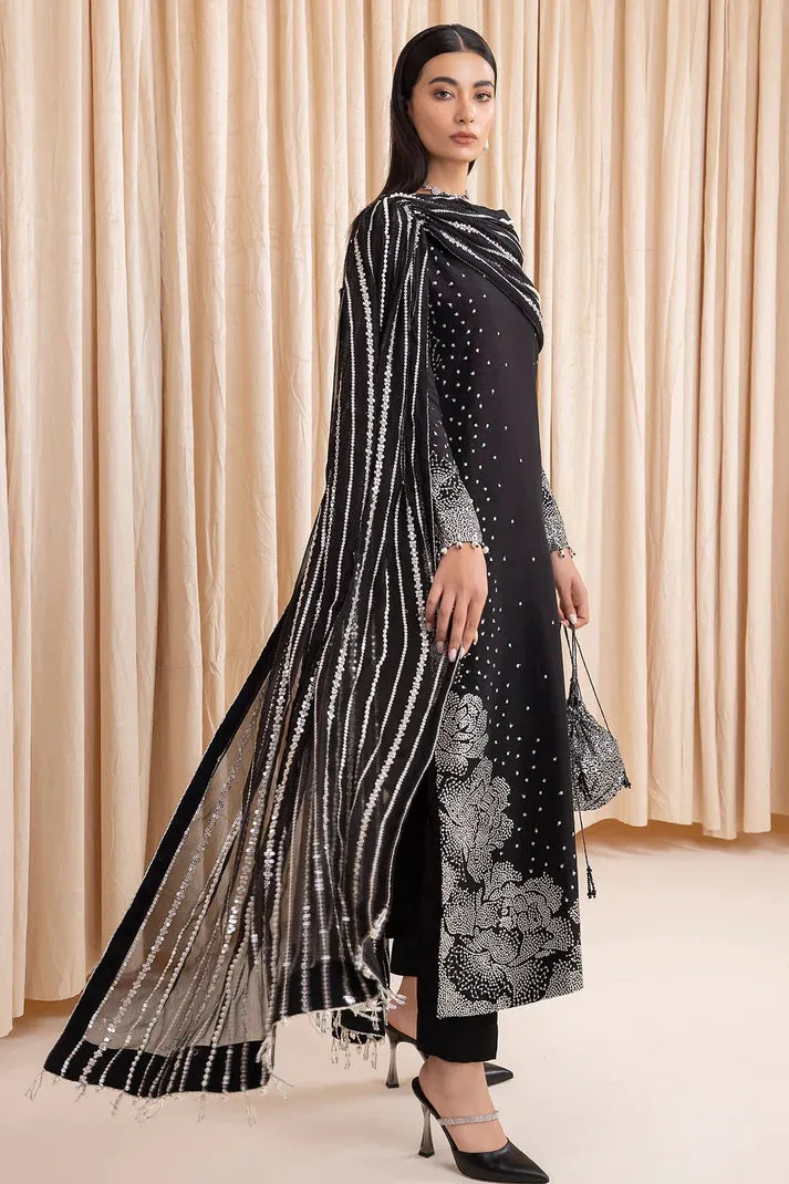 Jazmin Luxury Formals Collection Embroidered Raw Silk UR-7001
