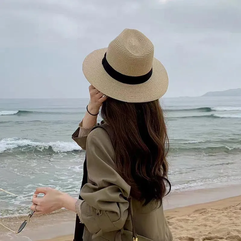 Large Size 56-58 59-60cm New Natural Panama Straw Hat