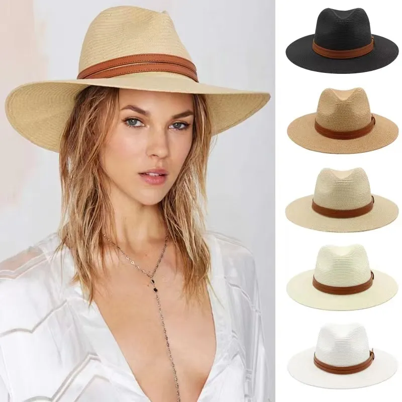 Large Size 56-58 59-60cm New Natural Panama Straw Hat