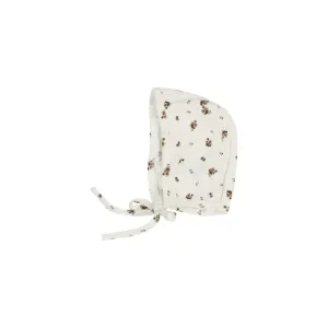 Lil Legs Vintage Floral Bonnet - Dark Floral (Printed Weekday Collection)