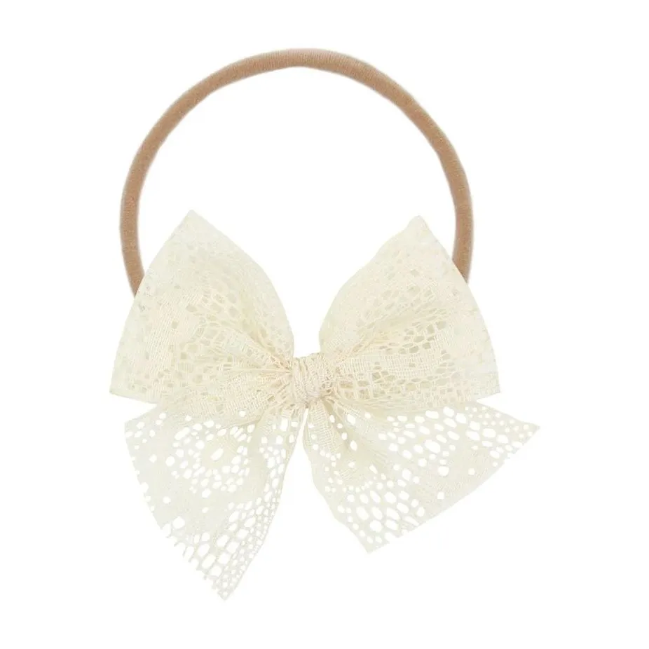 Lou Lou & Company Vintage Bow Nylon Headband
