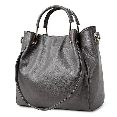 <bold>Bucket / Crossbody Bag <br>Genuine-Leather