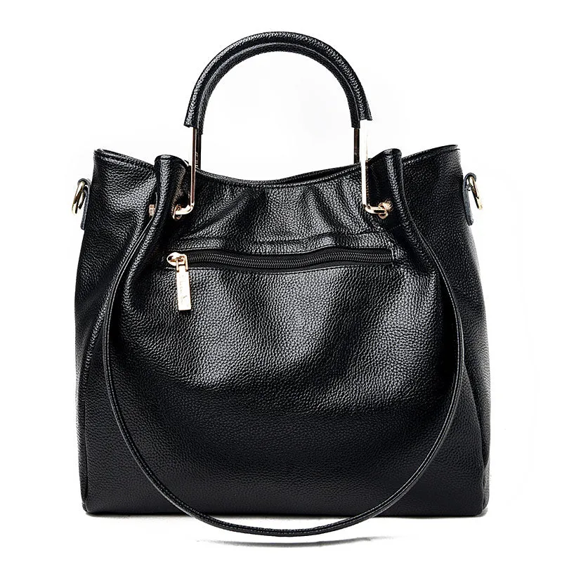<bold>Bucket / Crossbody Bag <br>Genuine-Leather
