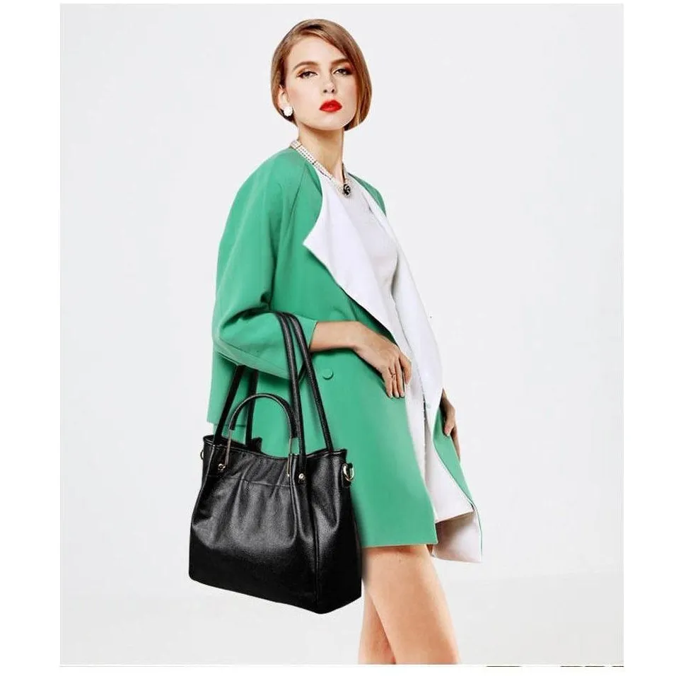 <bold>Bucket / Crossbody Bag <br>Genuine-Leather