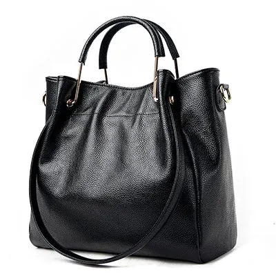 <bold>Bucket / Crossbody Bag <br>Genuine-Leather