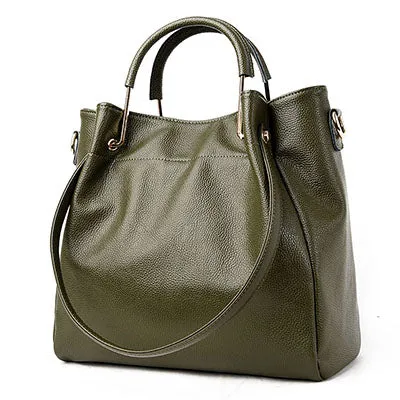 <bold>Bucket / Crossbody Bag <br>Genuine-Leather