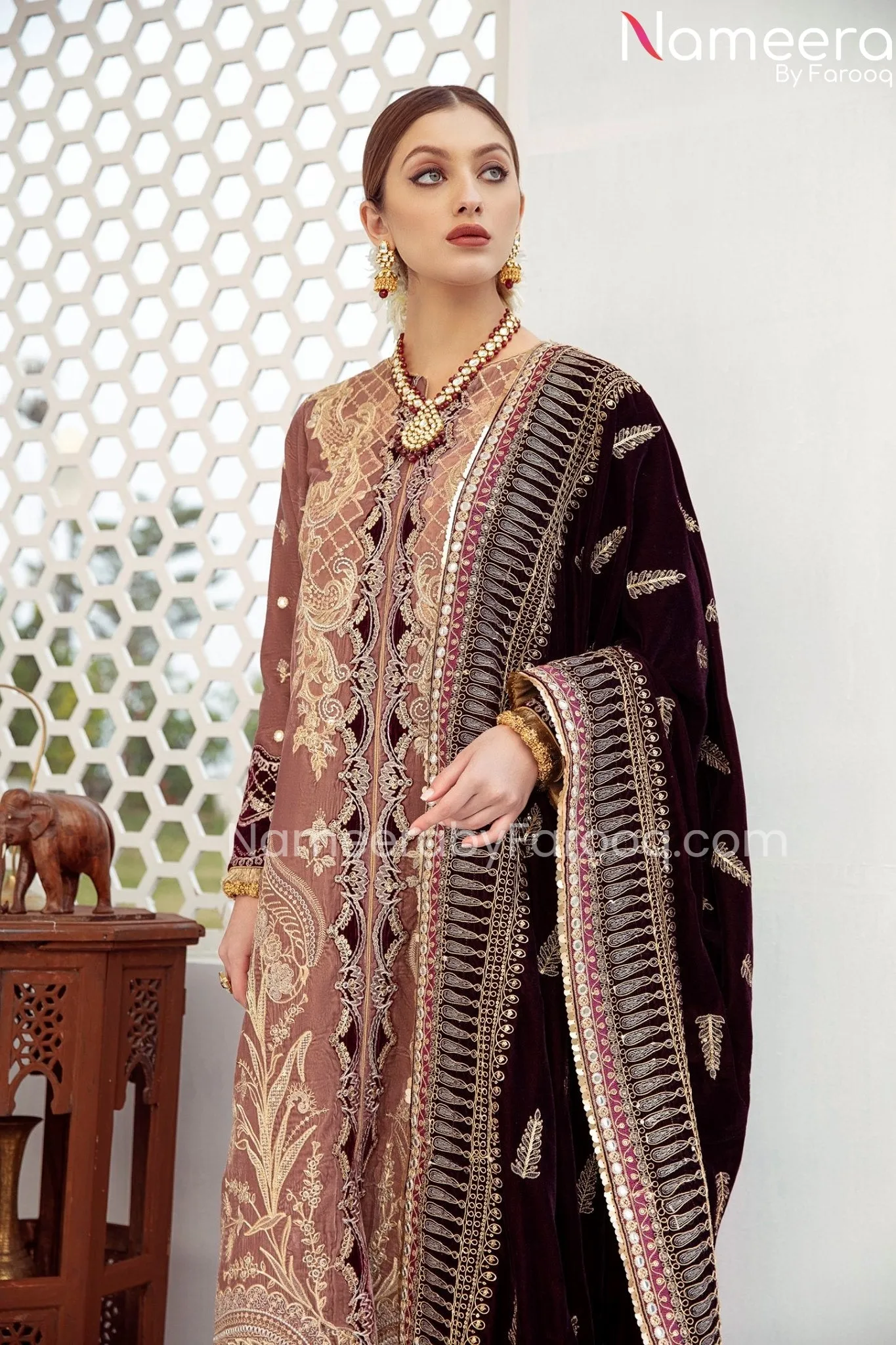 Luxury Pakistani Wedding Wear Salwar Kameez 2021 #PN37