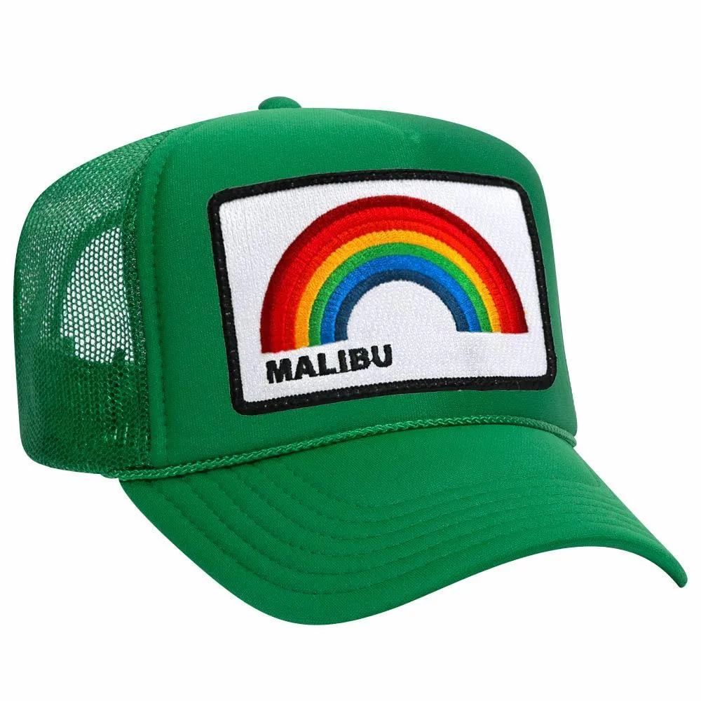 MALIBU RAINBOW TRUCKER HAT
