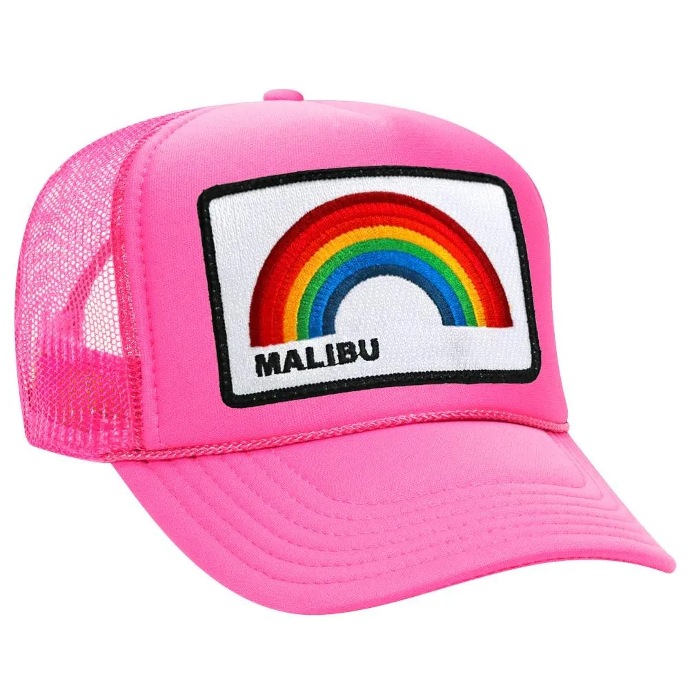 MALIBU RAINBOW TRUCKER HAT