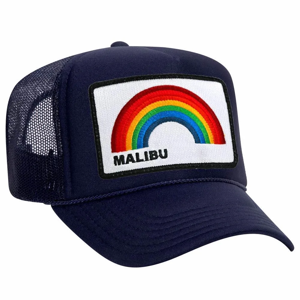 MALIBU RAINBOW TRUCKER HAT