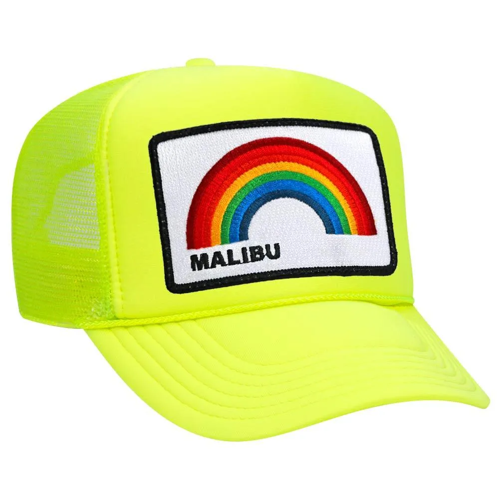 MALIBU RAINBOW TRUCKER HAT