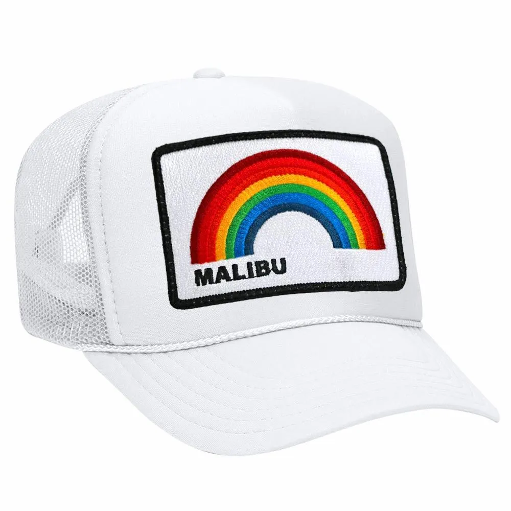 MALIBU RAINBOW TRUCKER HAT