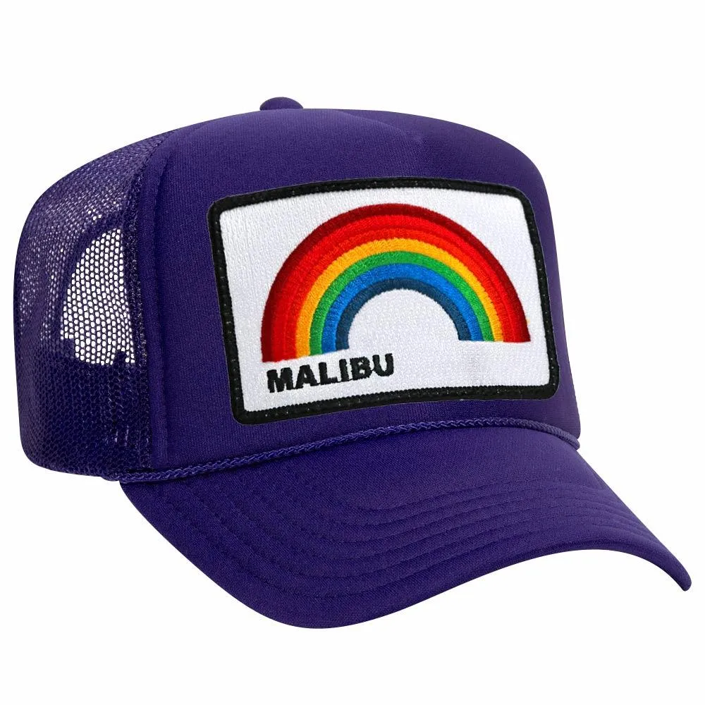 MALIBU RAINBOW TRUCKER HAT
