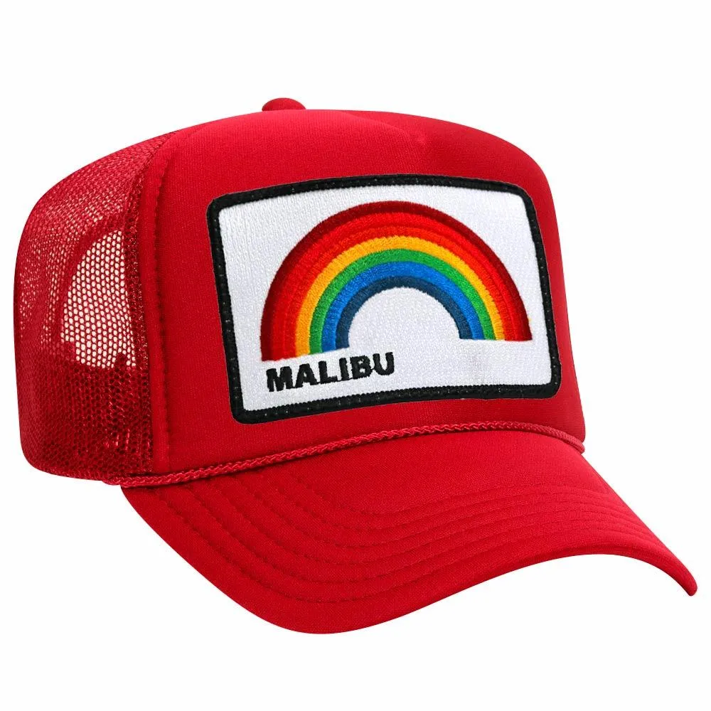 MALIBU RAINBOW TRUCKER HAT