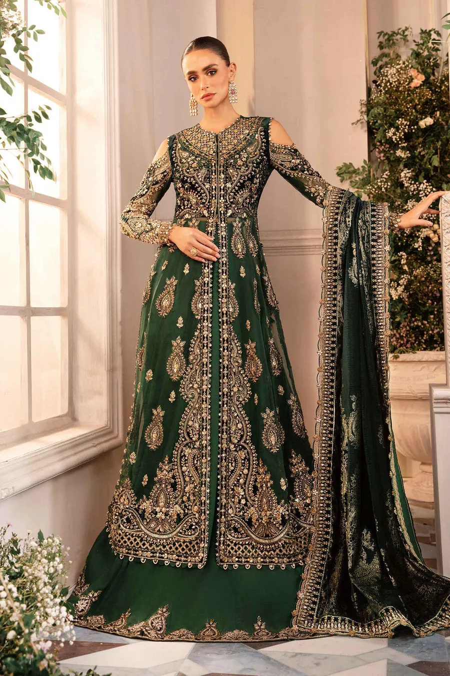 Maria.B | Embroidered Organza Suit '24 | MBD-2904