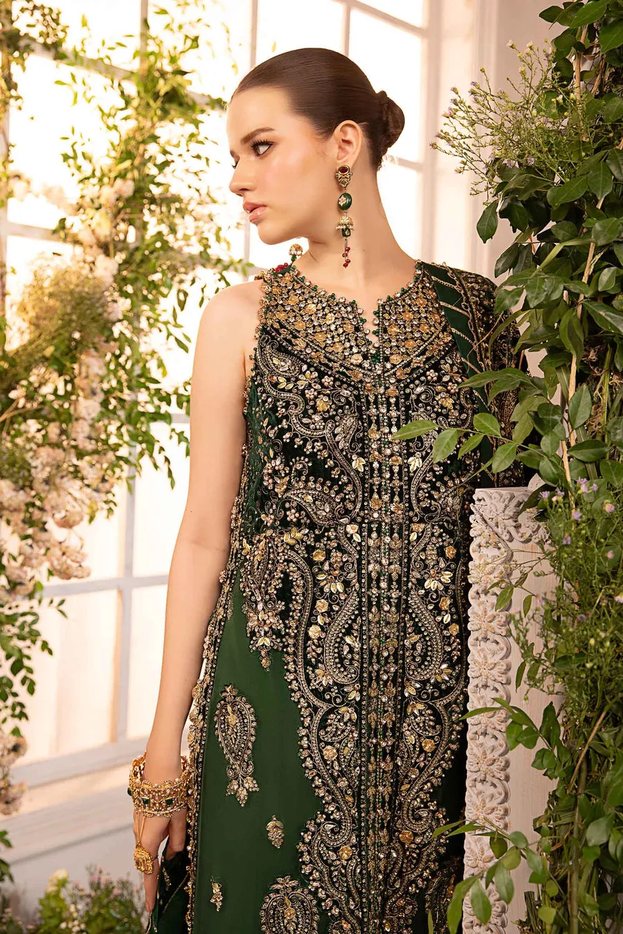 Maria.B | Embroidered Organza Suit '24 | MBD-2904
