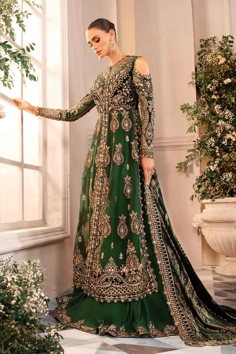 Maria.B | Embroidered Organza Suit '24 | MBD-2904